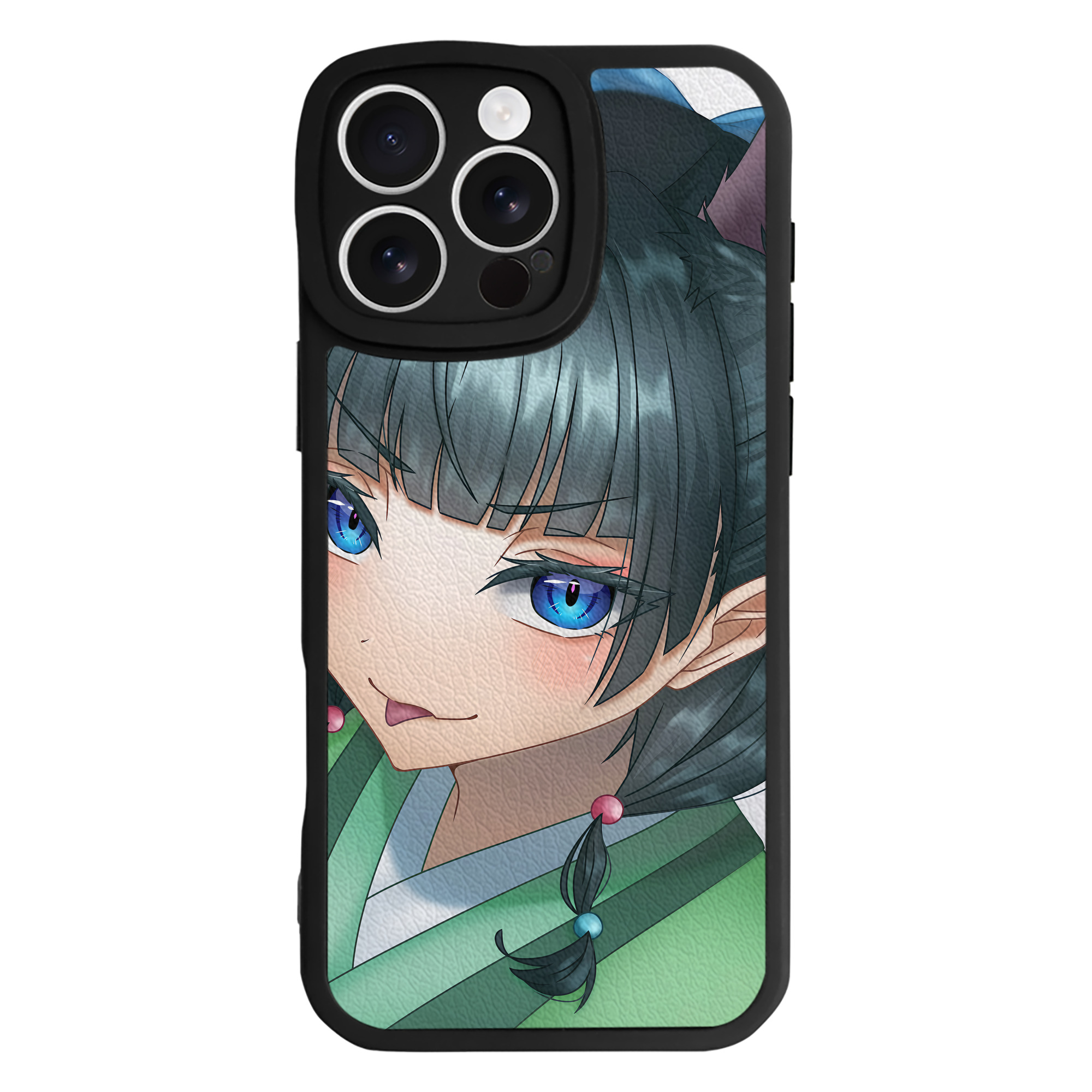 （画像用） 薬屋のひとりごと The Apothecary Diaries 【iPhone 16シリーズ対応】シリコンスマホケース（レザー調） 材質：シリコン
